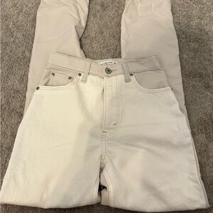 Abercrombie & Fitch Cream Pants